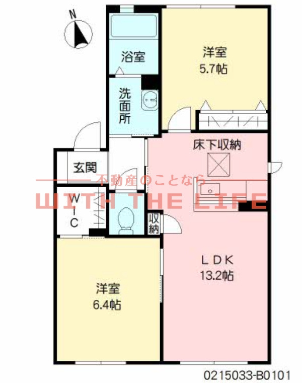 シャーメゾン小森野【キャッシュバック対象】の間取り