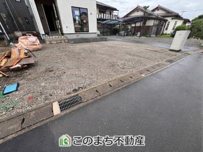 【駐車場】 | CRADLE GARDEN栃木市箱森町　第6　　 | 【建設中写真お車を横並びに2台駐車可能です☆