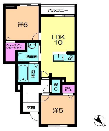 【間取り】 | ハイツ大和