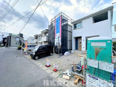 【前面道路含む現地写真】 | 厚木市妻田西1丁目　新築分譲住宅　全2棟 | 写真撮影【2026.7】