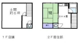 【間取り】 | 滝山５丁目店舗
