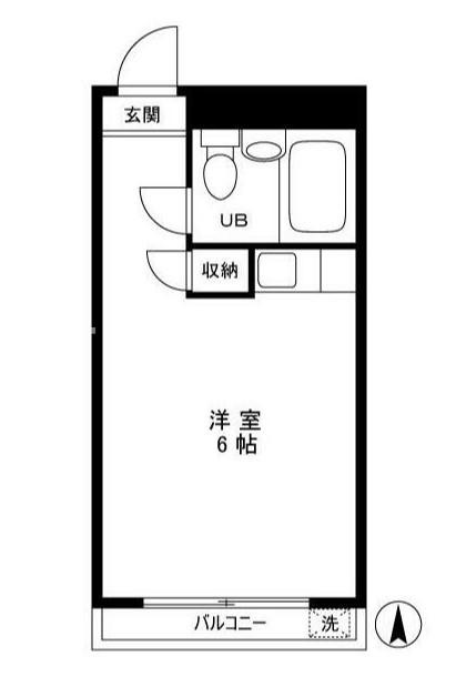 新井マンションの間取り