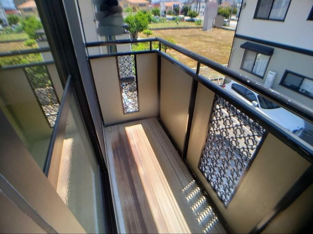 リッツハウス新堀　A棟のバルコニー