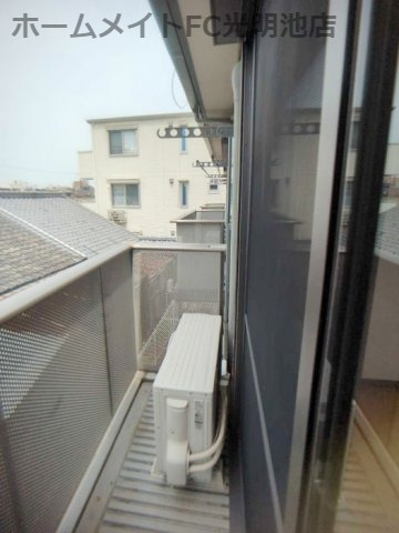 パル春日 A棟のバルコニー