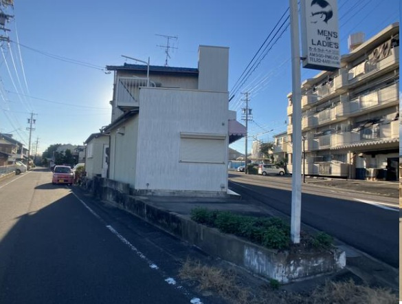 各務原市蘇原旭町の前面道路含む現地写真