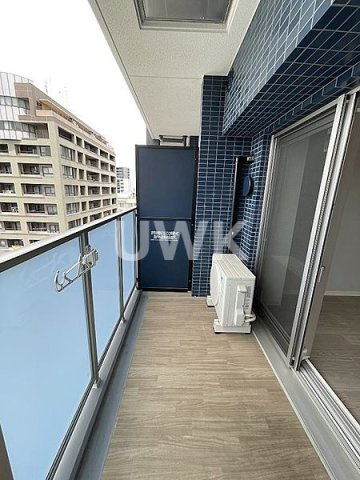 名古屋市中区栄５丁目の賃貸マンションのバルコニー