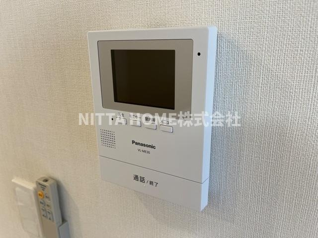 ラ　グリシーヌＡ棟のセキュリティ|モニタ付きインターホン完備で安心です◎