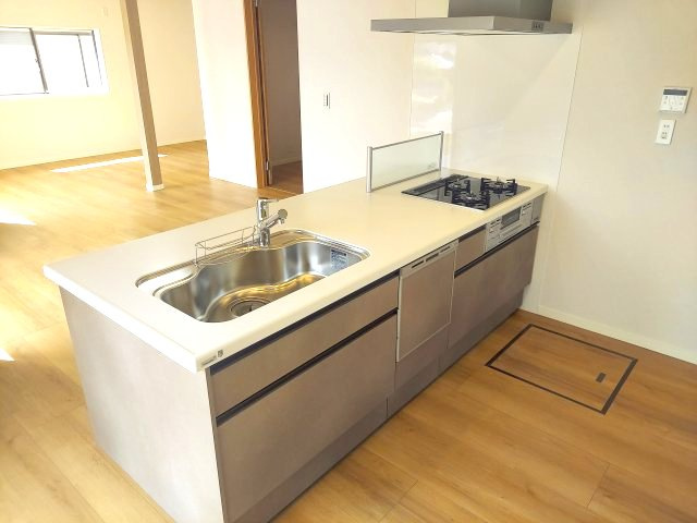 宝塚市米谷1丁目一戸建のキッチン|食洗機付きシステムキッチン