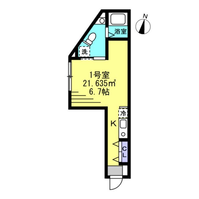 KT松戸六実の間取り
