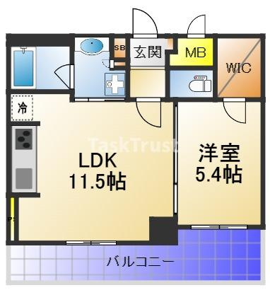 【間取り】 | ザ・パークハビオ天満橋