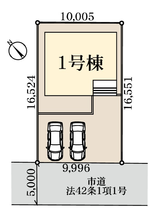 四街道市旭ケ丘１丁目第２の区画図