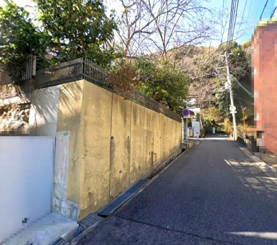 箕岡通4丁目の前面道路含む現地写真|東側　幅員4.6ｍ