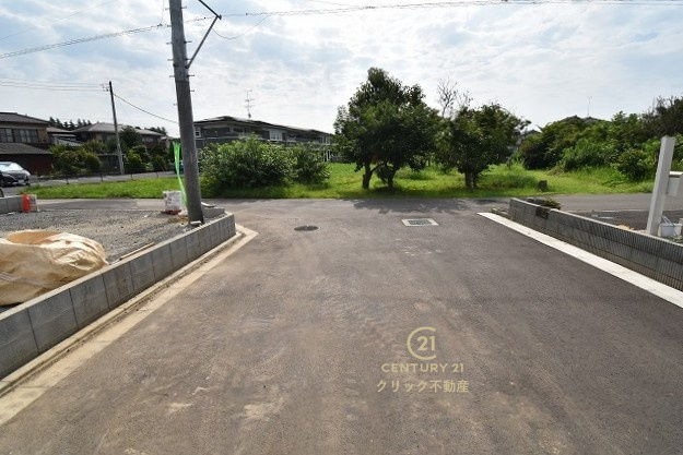 Cradlegarden　 小美玉市羽鳥　第13　1の前面道路含む現地写真|現地撮影（2026年7月）