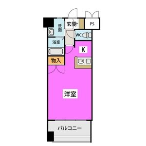 福岡市博多区博多駅南４丁目の賃貸マンションの間取り
