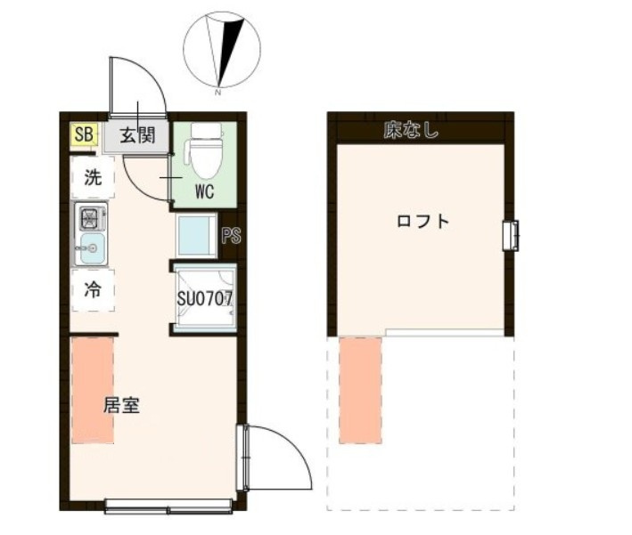 アルブル小岩の間取り