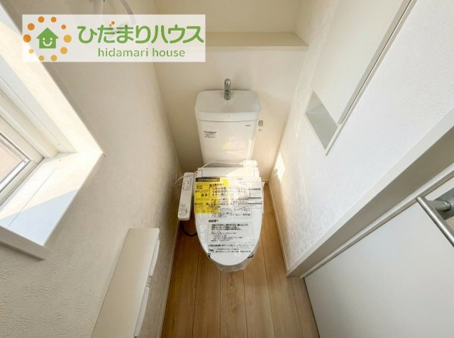 【トイレ】 | つくばみらい市小絹第4　新築戸建　5号棟 | トイレは1F、2F共に完備！取り合いになることがありませんね(^^)/