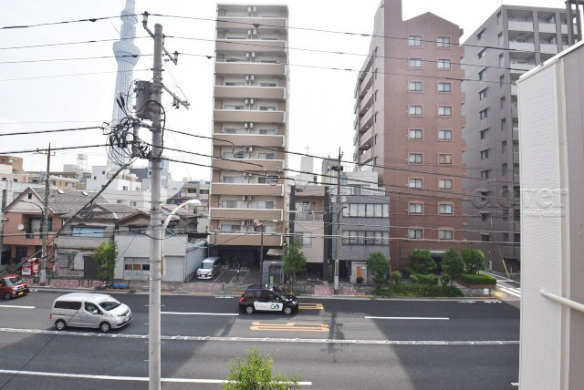 【展望】 | 駒形マンション | スカイツリービュー　バルコニーからの景色です～即日のご見学可能～　お問合せはお気軽にどうぞ。