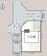 【区画図】 | CRADLE GARDEN栃木市薗部町　第14　1号棟　 | 【全1区画】詳細はお気軽にお問い合わせください☆