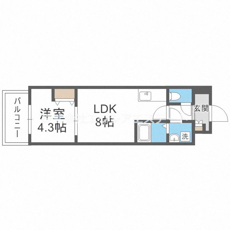 Jino花園町の間取り