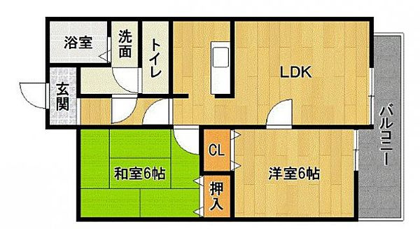 メゾンフルールの間取り