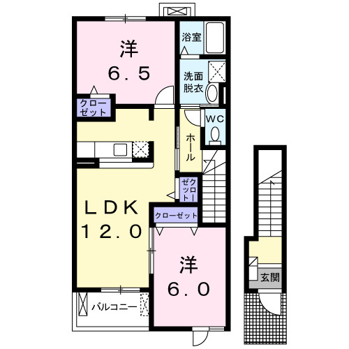 ラディアンスの間取り|間取図