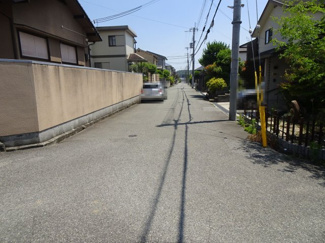 【前面道路含む現地写真】 | 川西市大和西4丁目13の9　建築条件無土地