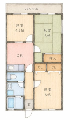 エスポワールの間取り