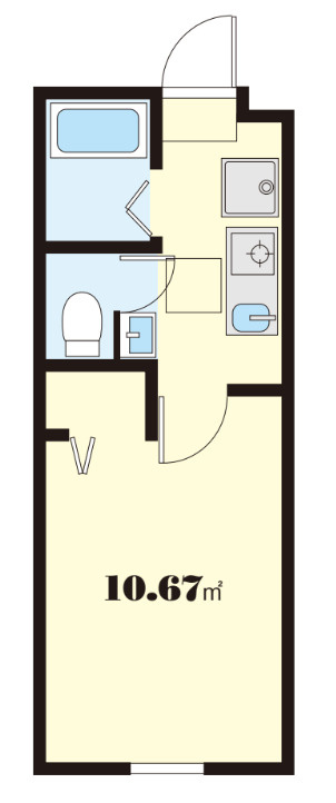 CASA LUXE 北千住の間取り