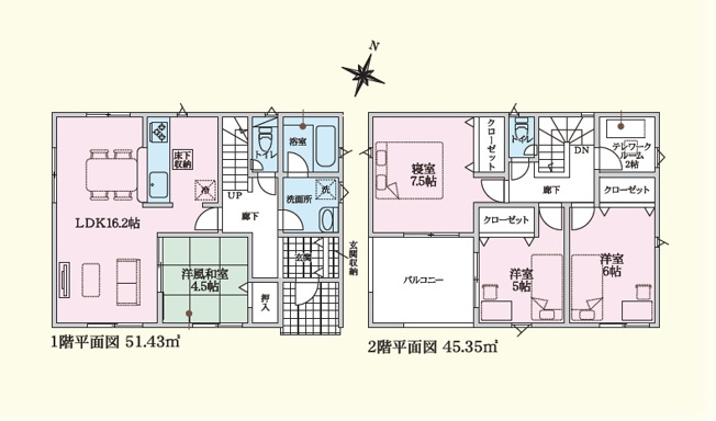 【区画図】 | 知多市金沢第３　１号棟【仲介手数料0円】