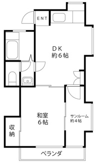 【間取り】 | コーポ朝日