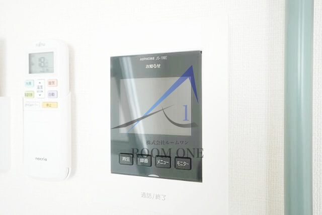 ハーモニーテラス大井Ⅱのセキュリティ|モニター付インターホンです。