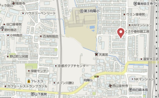 向日市森本町下森本　新築戸建の地図