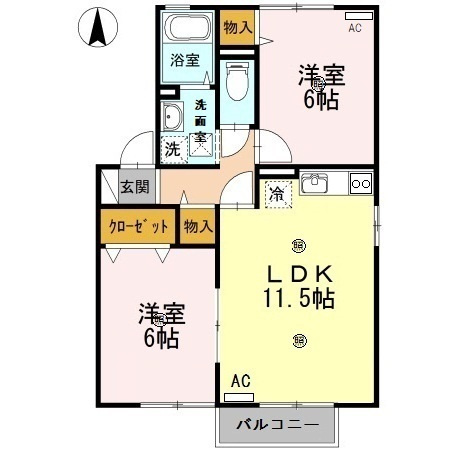 【間取り】 | 清水崎ハウスA棟
