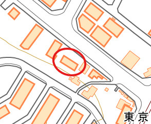 日野市1棟ビル　の地図