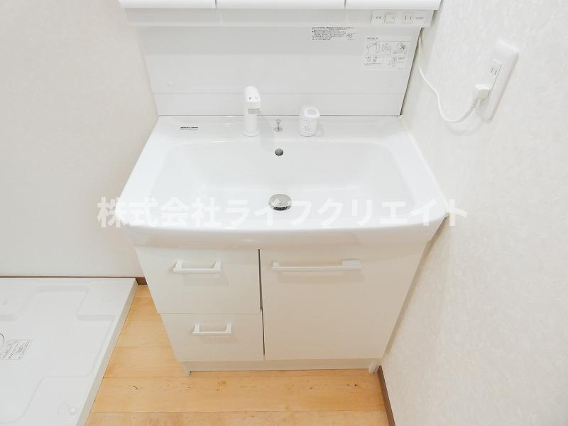 メゾンカルムの洗面所