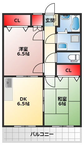 【間取り】 | シャルム香ヶ丘