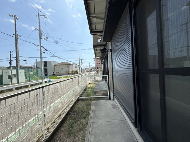 セジュール浜寺のバルコニー