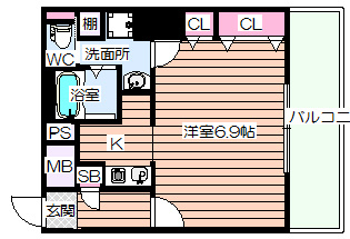 【間取り】 | ダイドーメゾン大阪堂島