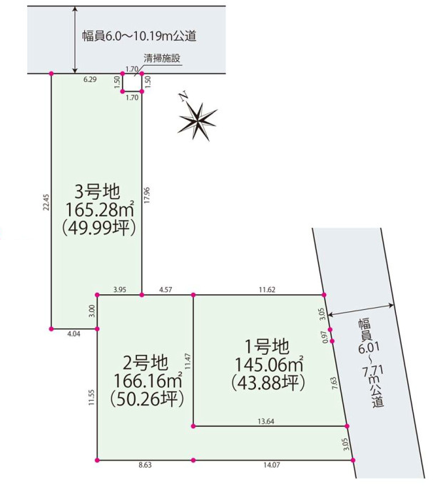 建築条件付き売地／ふじみ野市清見３丁目
