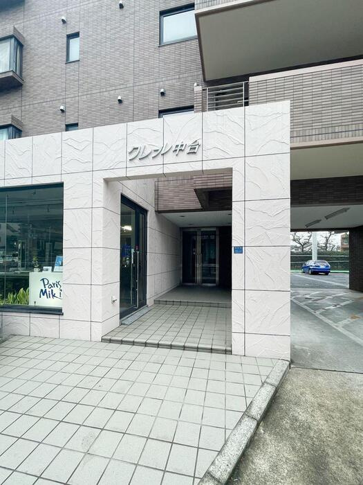 クレール中台のエントランス