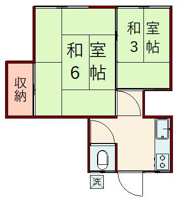 保土田荘の間取り