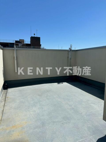 【バルコニー】 | 西中延２丁目貸戸建 | 広々ルーフバルコニー♪