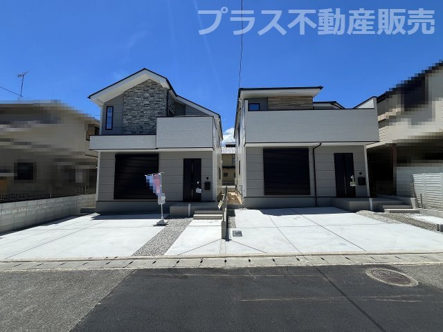 【外観】 | 福岡市南区屋形原1丁目2期　1号棟（全2棟）【仲介手数料無料・0円】 | 現地写真。プラス不動産販売なら、現場の全ての棟をまとめてご見学頂けます。