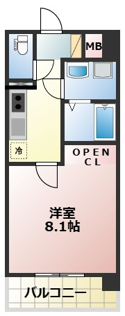 CHAINON薬園の間取り