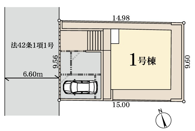 千葉市若葉区加曽利町第６の区画図