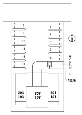 【駐車場】 | グランドヒルズ原尾島