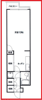 【間取り】 | ブルックス東日暮里