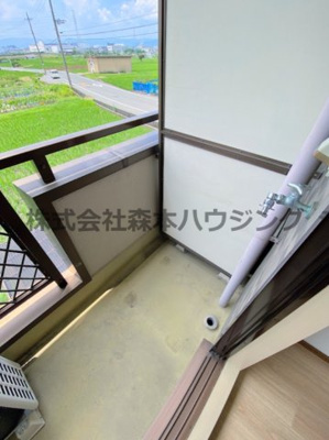 【設備】 | 　エリトール津田 | 洗濯機置き場です