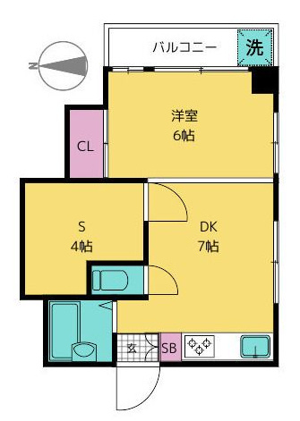 シャトー信濃の間取り