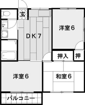 エクセルアートの間取り